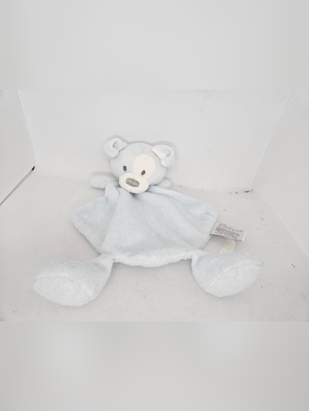 b Boutique by Evergreen Lil Pup Snuggle Buddy Baby Security Lovey 2017 Blue Dog.